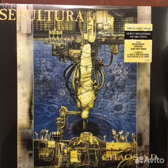 Виниловая пластинка Sepultura chaos A.D