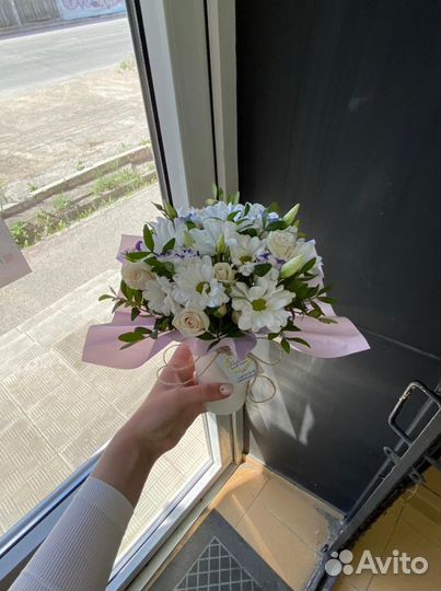 Цветы в стаканчиках