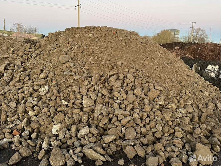 Вторичный щебень - дробленый бетон
