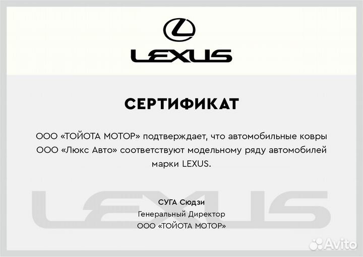 3D Коврики Lexus RX 350 Экокожа Салон Багажник