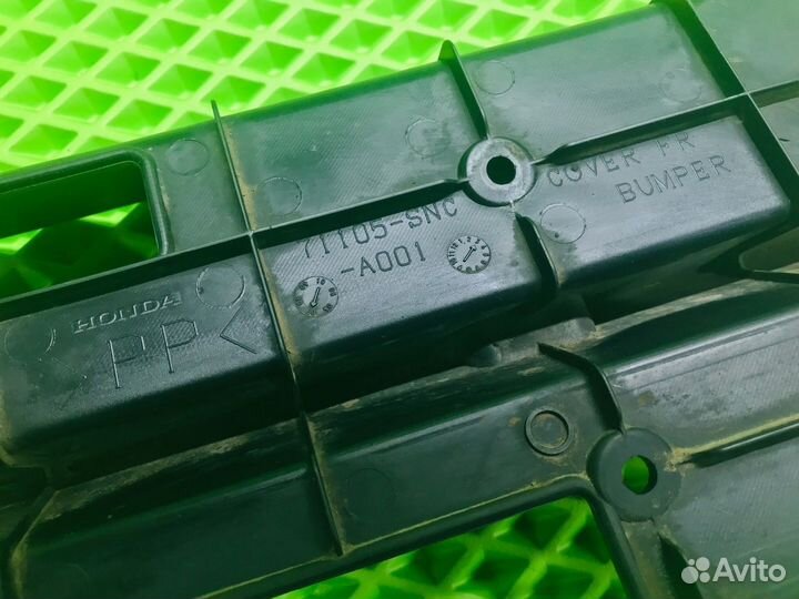 Накладка на бампер Honda Civic 4D 2006-2012