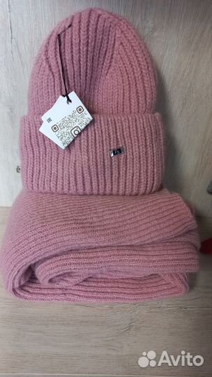 Комплект шапка и шарф