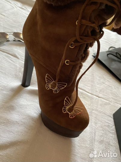 Зимние ботильоны