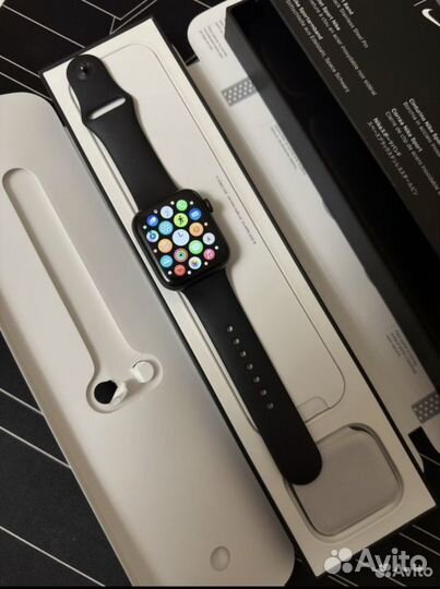 Часы apple watch 6 44 mm nike+