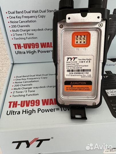 Рация TYT TH-UV99 ip68 10W Type-C 50 штук