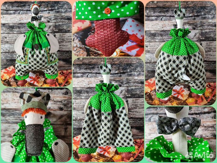 Авторская интерьерная кукла пакетница