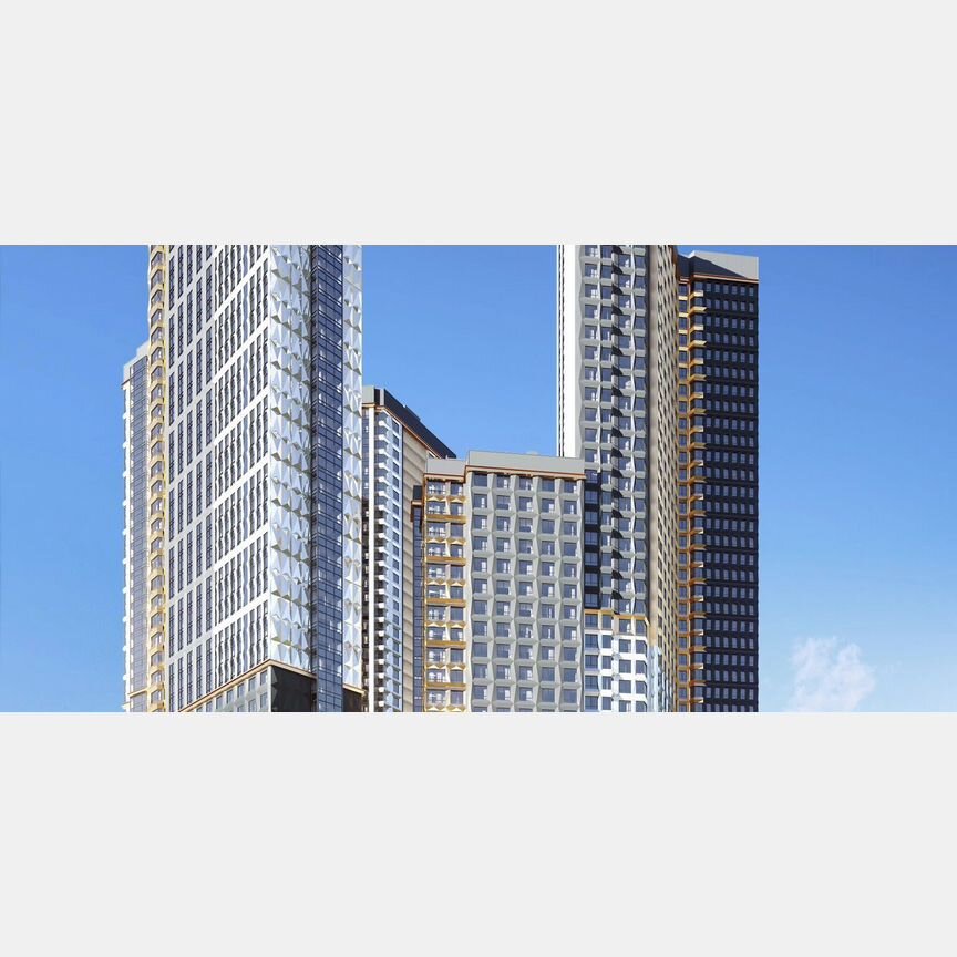 2-к. квартира, 87,6 м², 13/50 эт.