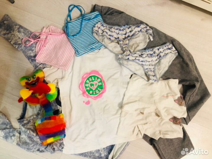 Пакет вещей девочке 9-10 лет за все 1500