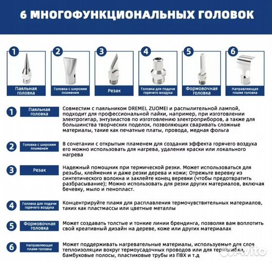 Газовый паяльник Versatip 2000-6