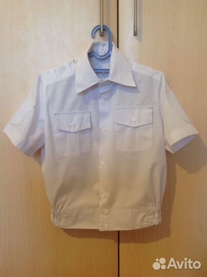 Кадетская рубашка на рост 128-134 см