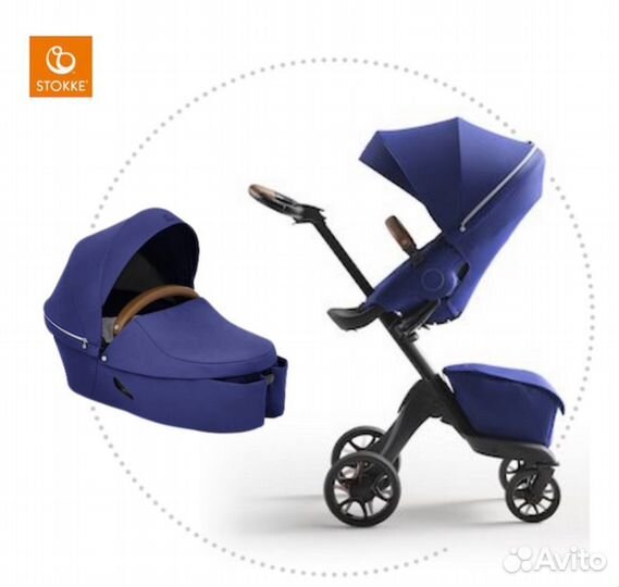 Коляска детская прогулочная с люлькой 2 в 1