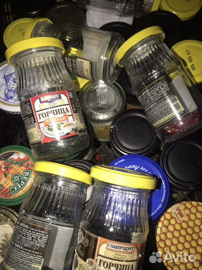 Банки стеклянные с крышкой 170 г, 260 г