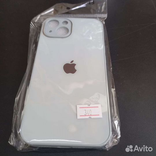 Стеклянный чехол iPhone 13