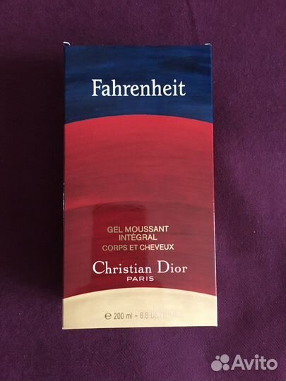Christian Dior. Fahrenheit. Гель для душа