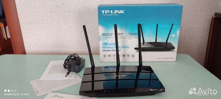 Роутер adsl2+ TP-link Archer VR400