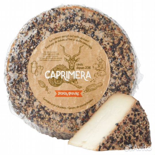 Сыр Козий в черном перце капримера