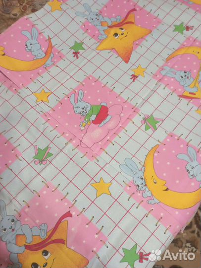 Новый кпб в детскую кроватку и игрушка