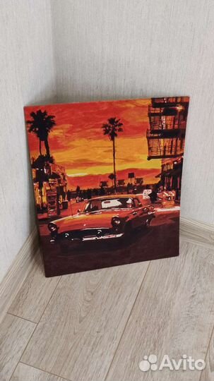 Картина по номерам готовая