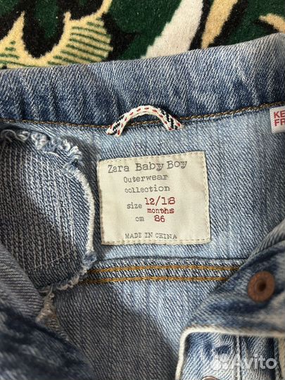 Джинсовая куртка для мальчика zara