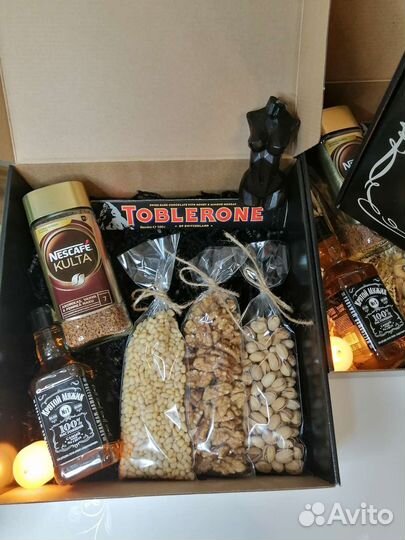 Мужской подарочный бокс