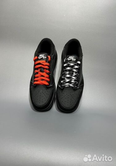 Кроссовки Travis Scott X Air Jordan 1 Low Black Ph