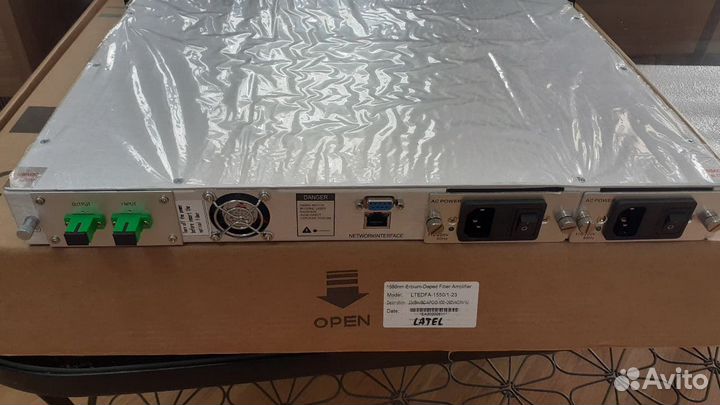 Оптический усилитель 1550 нм, 1 выход 18 дБм