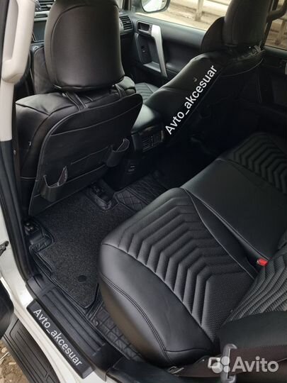 Чехлы Prado 150 - Camry V70 V55 - Rav4 Черные Akc