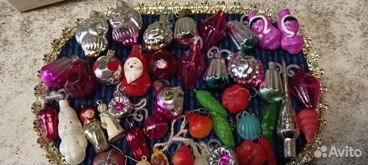 Елка малютка СССР с игрушками