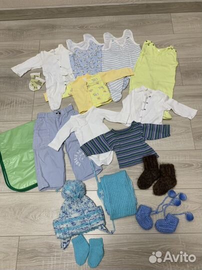 Одежда пакетом на мальчика от 0