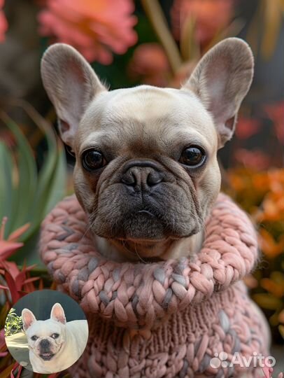 Волшебные портреты питомцев / Портрет питомца с ии