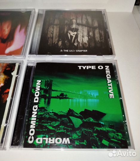 CD, Type o negative, The Cure, Slipknot, диски