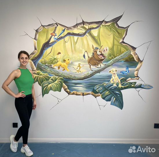 Роспись стен. Картины. Портреты