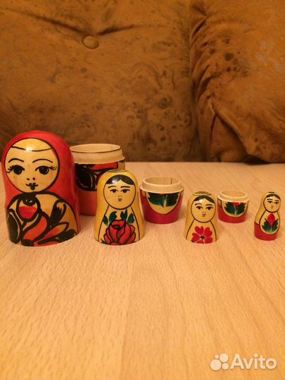 Матрешка деревянная 4в1, 3в1