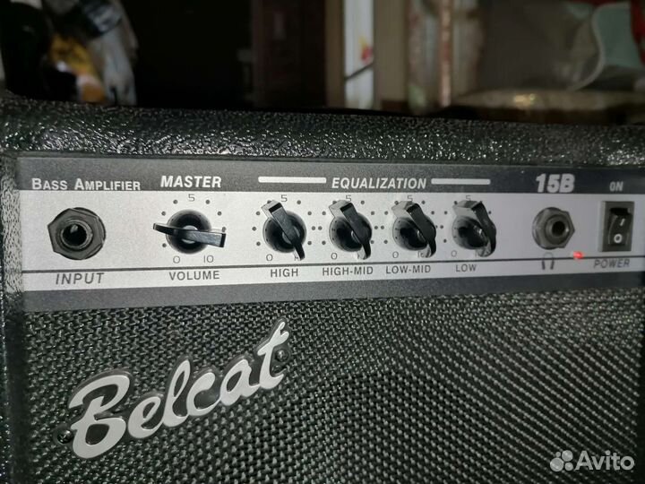Басовый комбоусилитель belcat 15вт