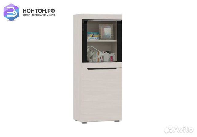 Витрина Эколь 4 сандал светлый