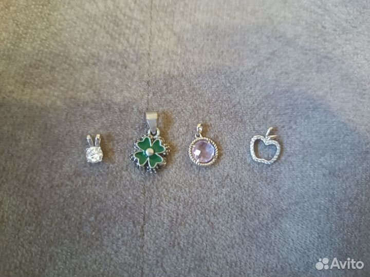 Подвески серебряные