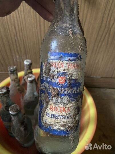 Бутылка времен СССР
