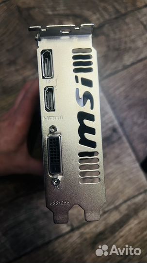 Видеокарта gtx 1050 ti 4gb MSI