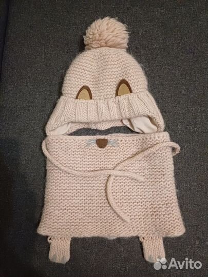 Шапка и снуд tati 52-54
