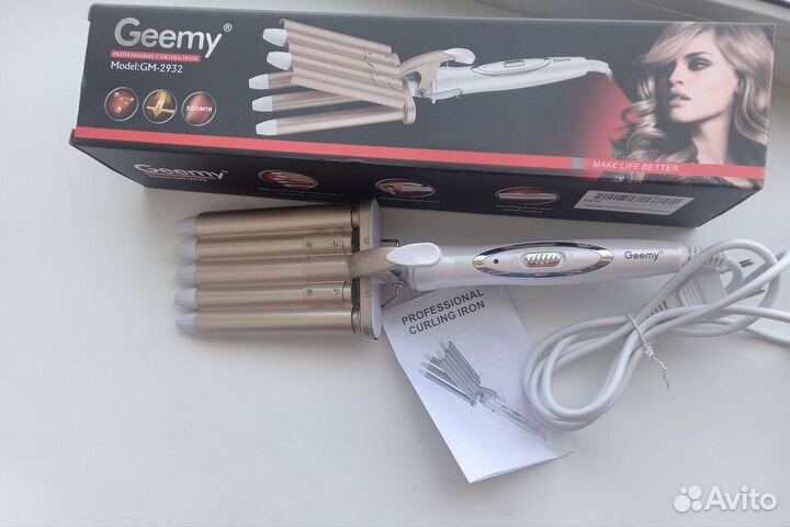 Профессиональная новая плойка для волос 5 волн