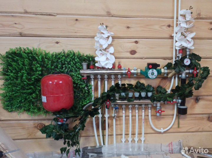 Отопление водоснабжение сантехника тепломонтаж