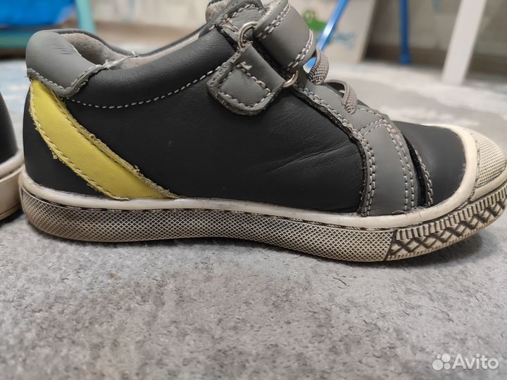 Кеды для мальчика, натуральная кожа 26