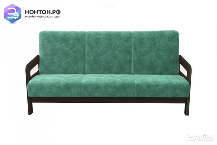 Диван книжка Вега-34 бирюзовый