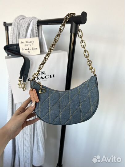 Сумка coach джинсовая