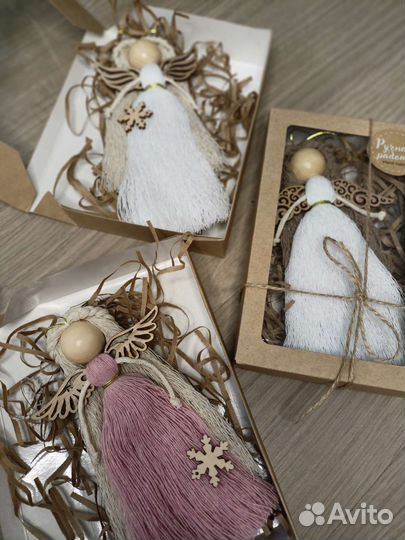 Игрушки Ангелы ручной работы
