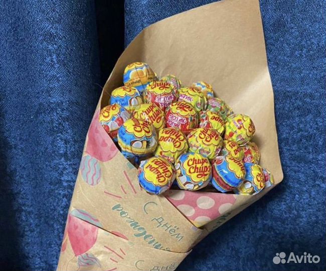 Букет из чупа чупсов