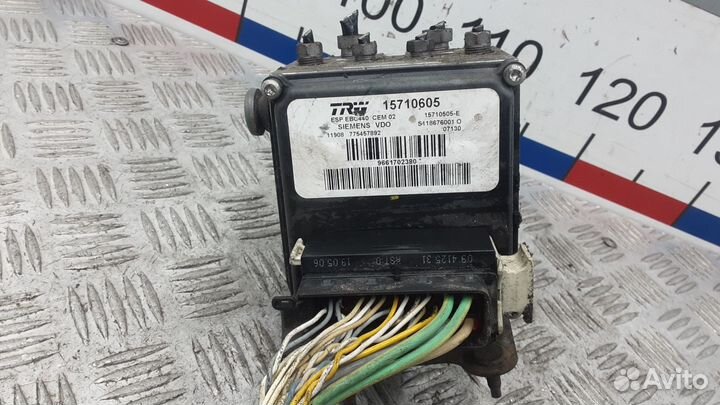 Блок ABS peugeot 407 2004 2006