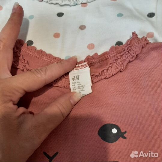 Вещи пакетом на девочку 80-86 см