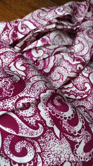 Ткань крепдешин натуральный шелк СССР