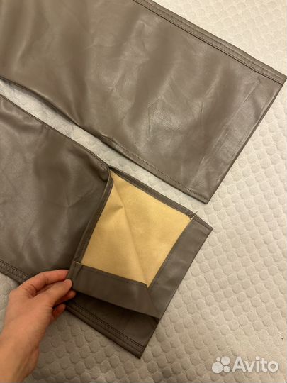 Брюки кожаные